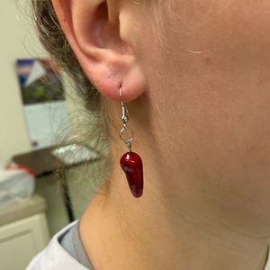 Chili Pepper Earrings 🧩